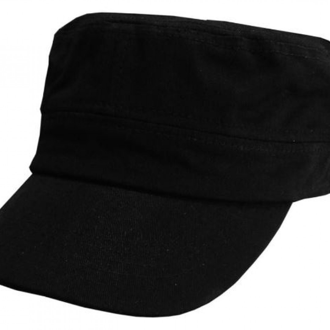 kepi-negro-liso